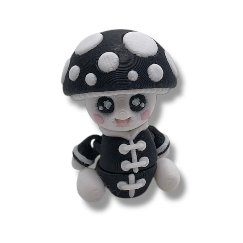 Happy Mushroom Pocket Pal Figures – 2” Tall Collectibles in Every Color!