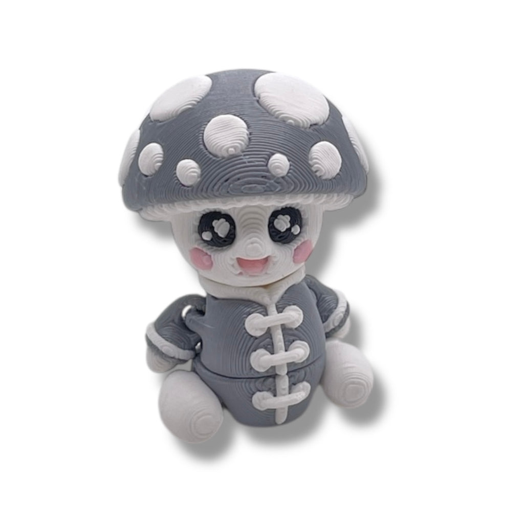 Happy Mushroom Pocket Pal Figures – 2” Tall Collectibles in Every Color!