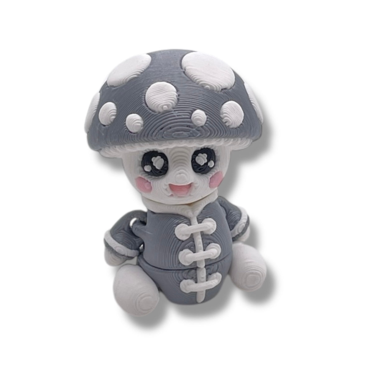 Happy Mushroom Pocket Pal Figures – 2” Tall Collectibles in Every Color!