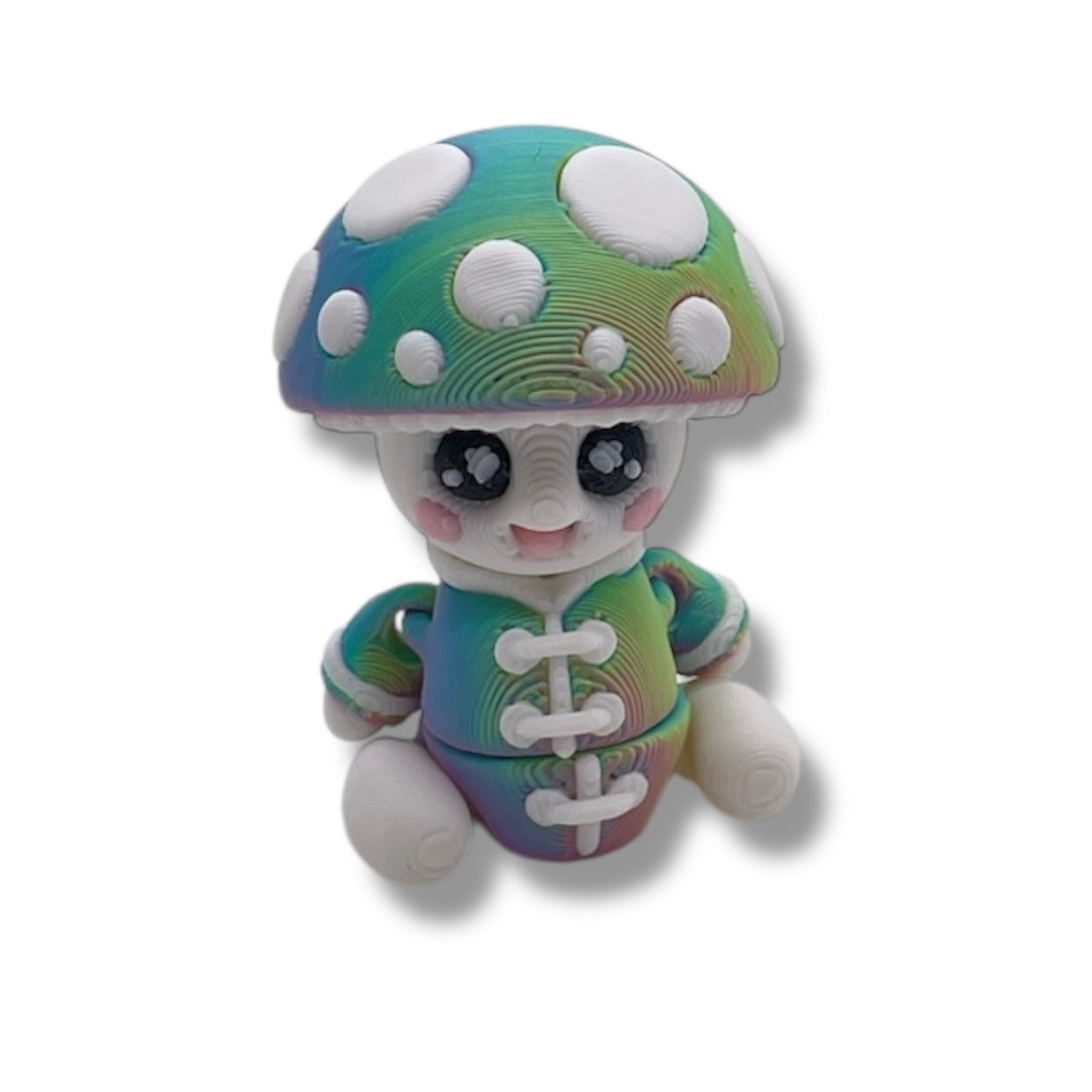 Happy Mushroom Pocket Pal Figures – 2” Tall Collectibles in Every Color!