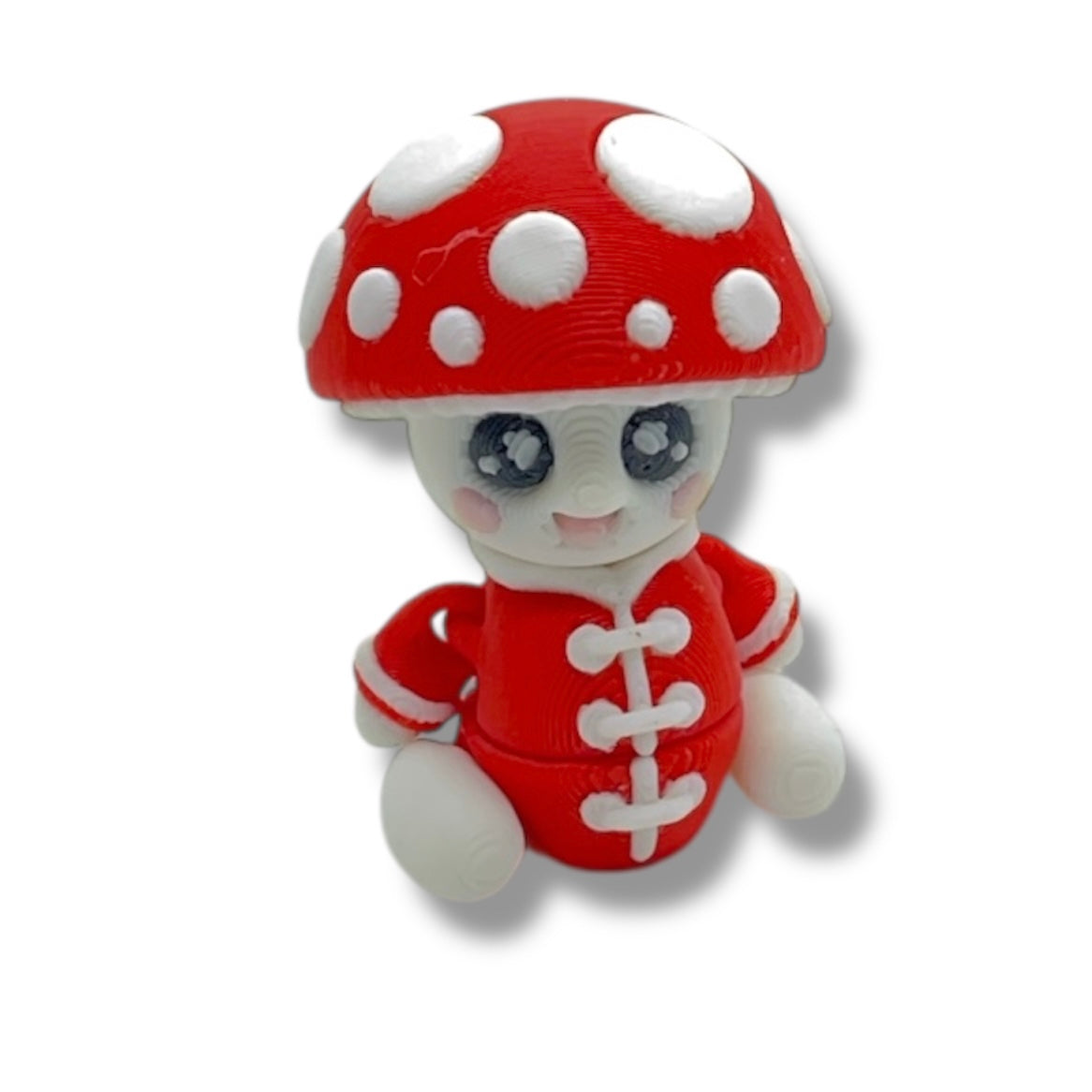 Happy Mushroom Pocket Pal Figures – 2” Tall Collectibles in Every Color!