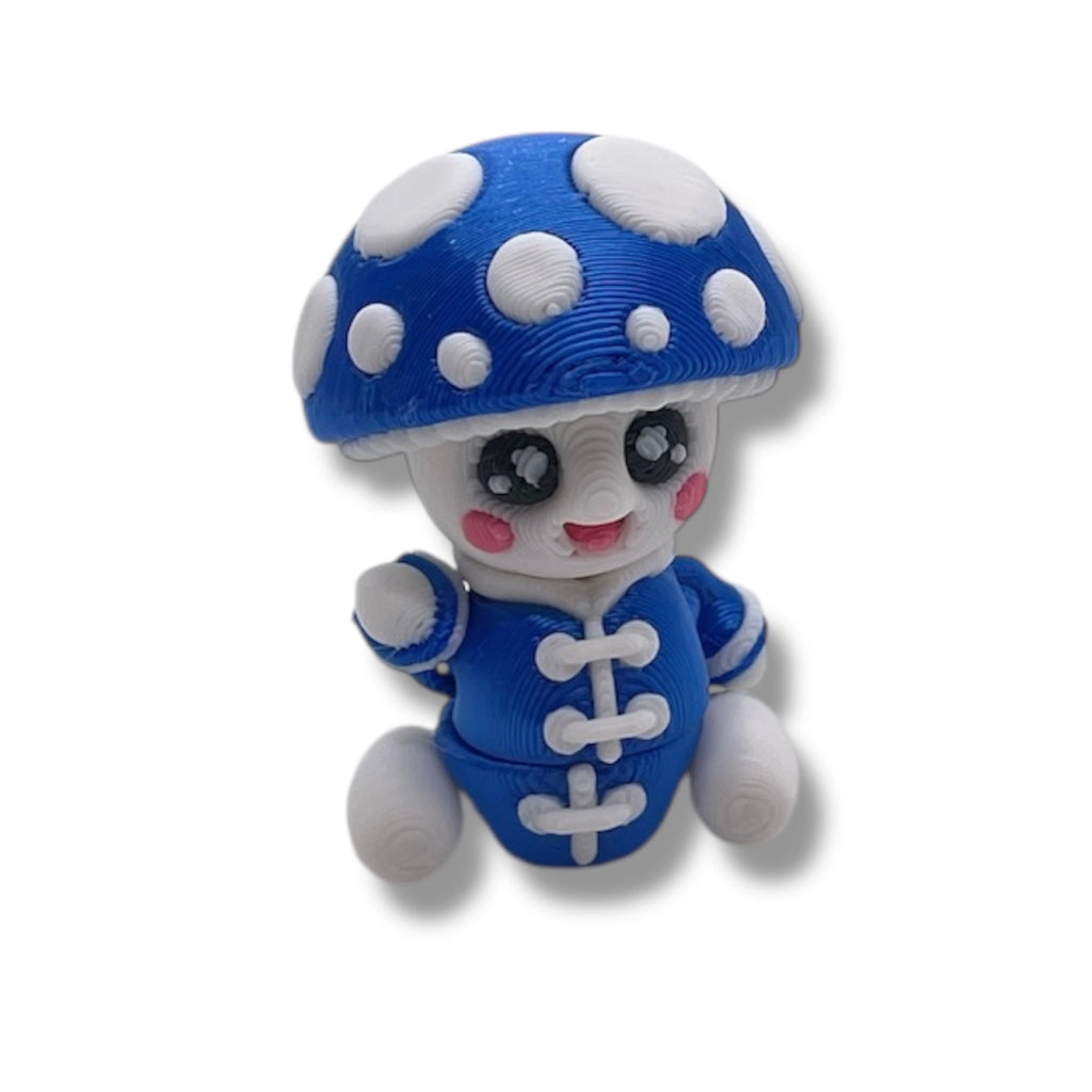Happy Mushroom Pocket Pal Figures – 2” Tall Collectibles in Every Color!