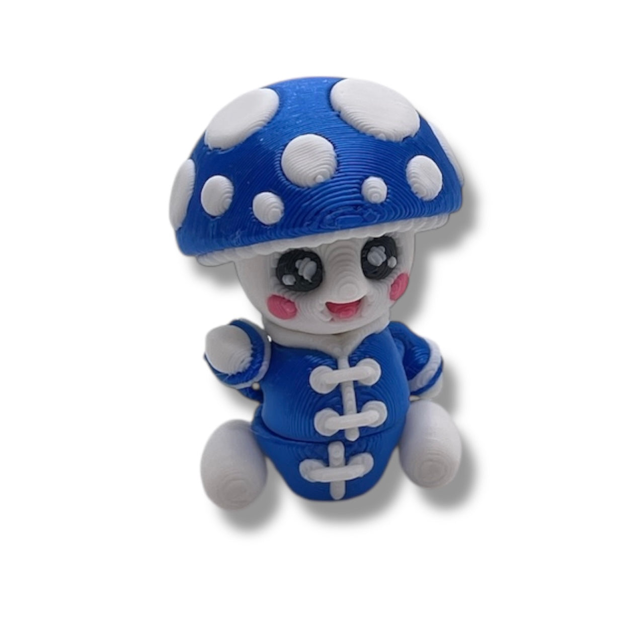 Happy Mushroom Pocket Pal Figures – 2” Tall Collectibles in Every Color!