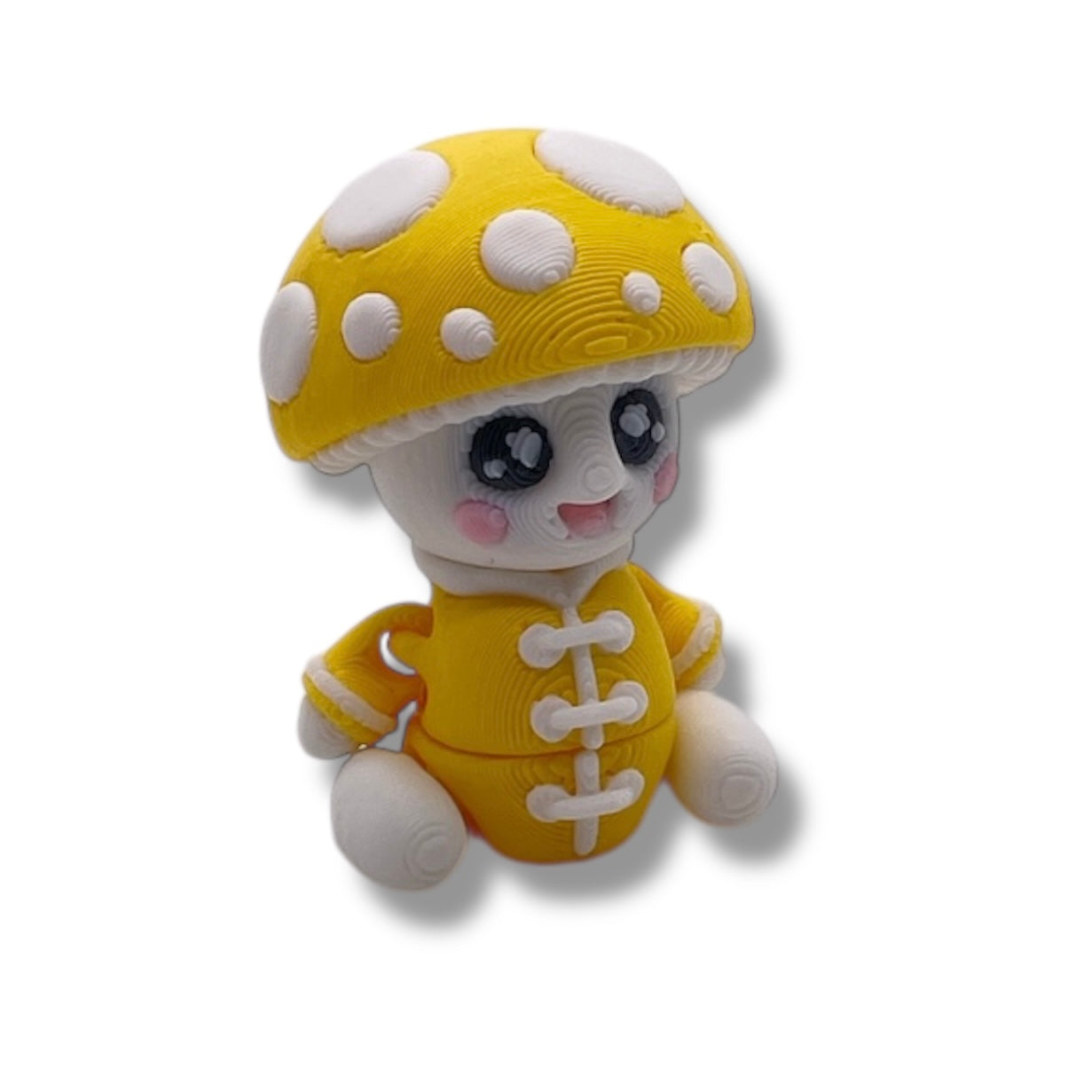 Happy Mushroom Pocket Pal Figures – 2” Tall Collectibles in Every Color!