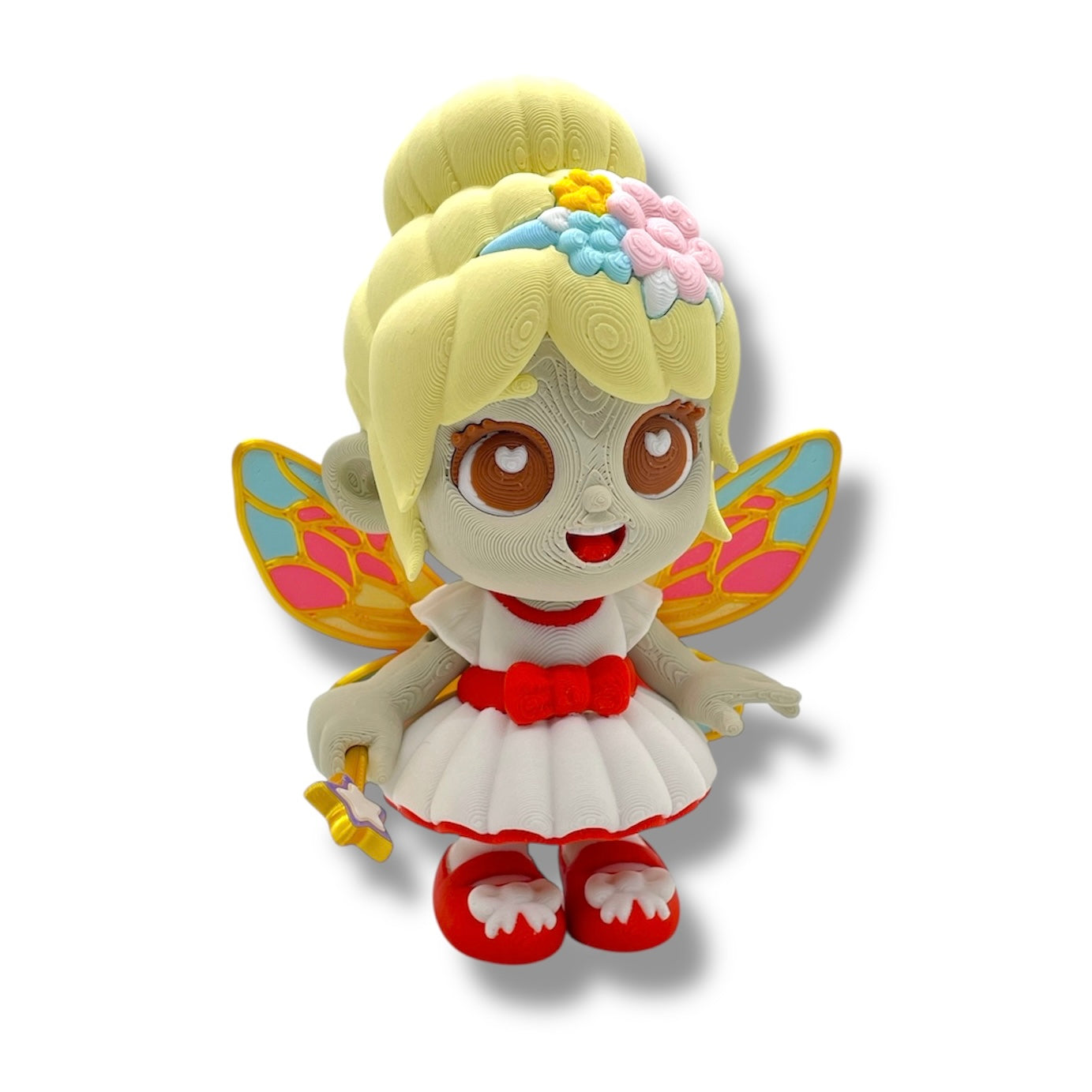 🧚‍♀️ Enchanting Fairy with Articulated Wings & Wand – 4.75” of Pure Magic!