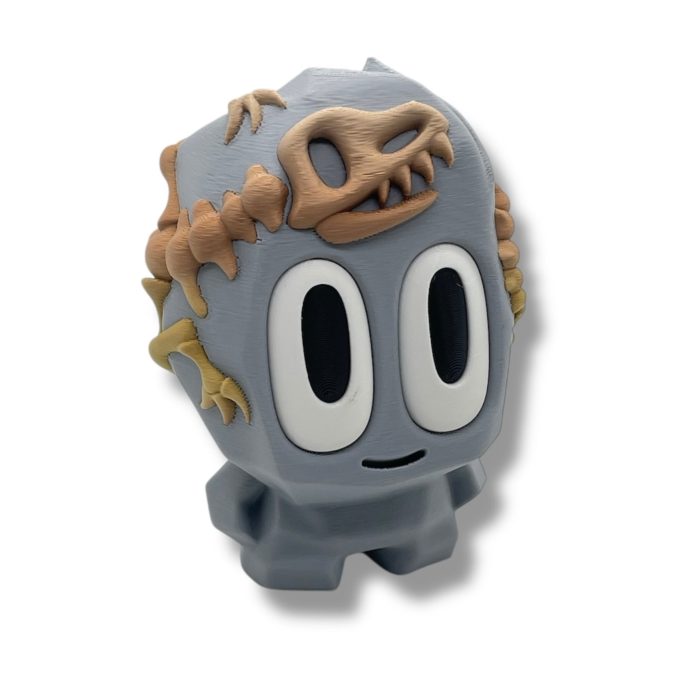 Adorable Pet Rock with Carrier - 3d Printed Figurine Decor