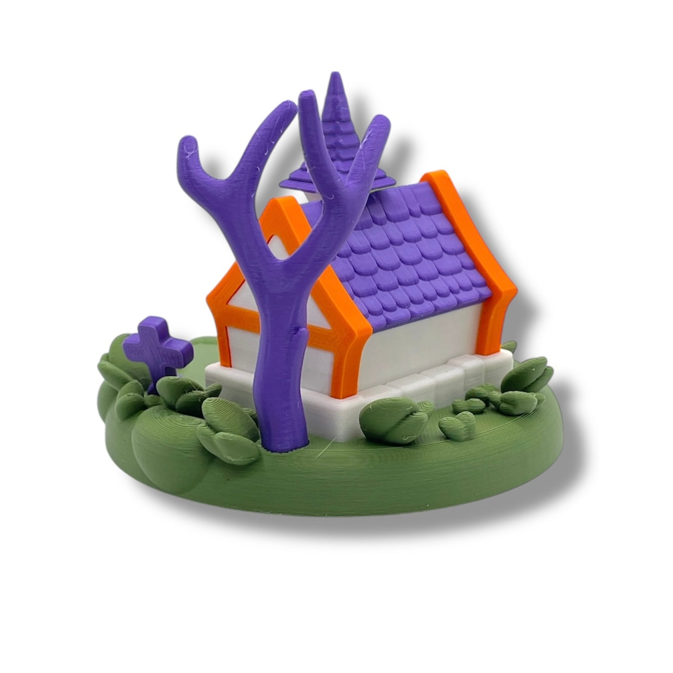 Micro Haunted Hut – Halloween Houses with Ghosts & Pumpkins - Spooky Cute Collectible Decor
