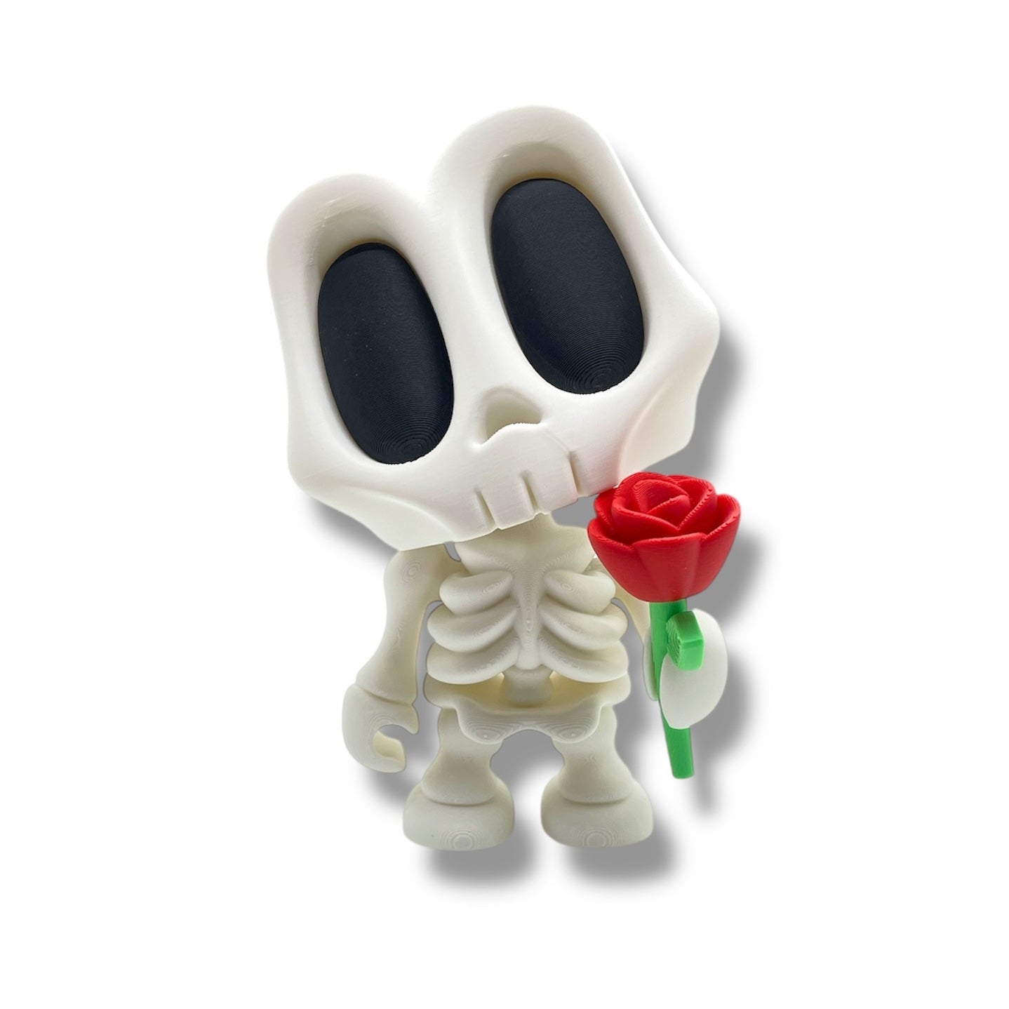 Halloween Blob Skeleton Figurines – 3d Printed Creepy Cute Miniature Collectibles