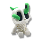Halloween Blob Skeleton Figurines – 3d Printed Creepy Cute Miniature Collectibles