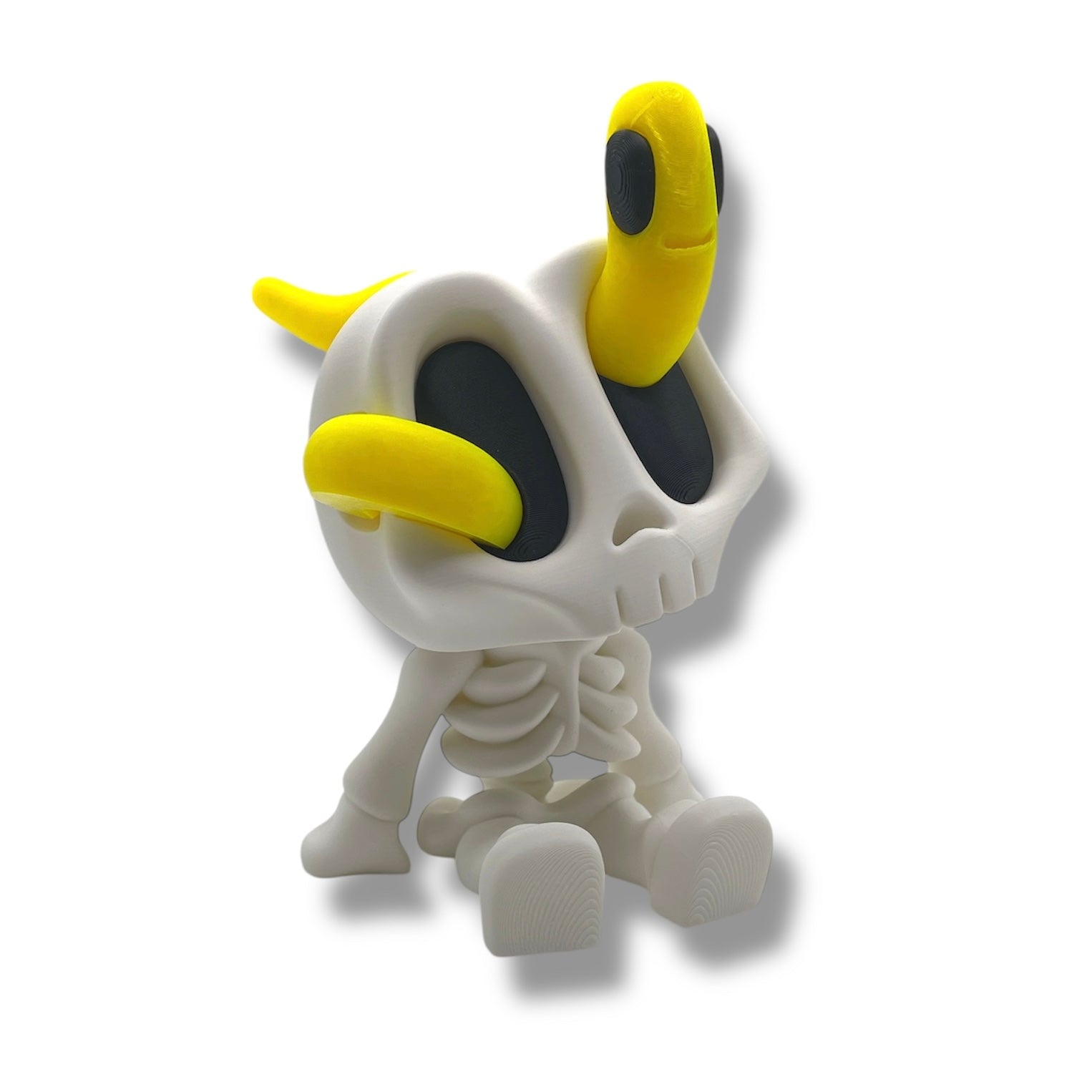 Halloween Blob Skeleton Figurines – 3d Printed Creepy Cute Miniature Collectibles