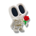 Halloween Blob Skeleton Figurines – 3d Printed Creepy Cute Miniature Collectibles