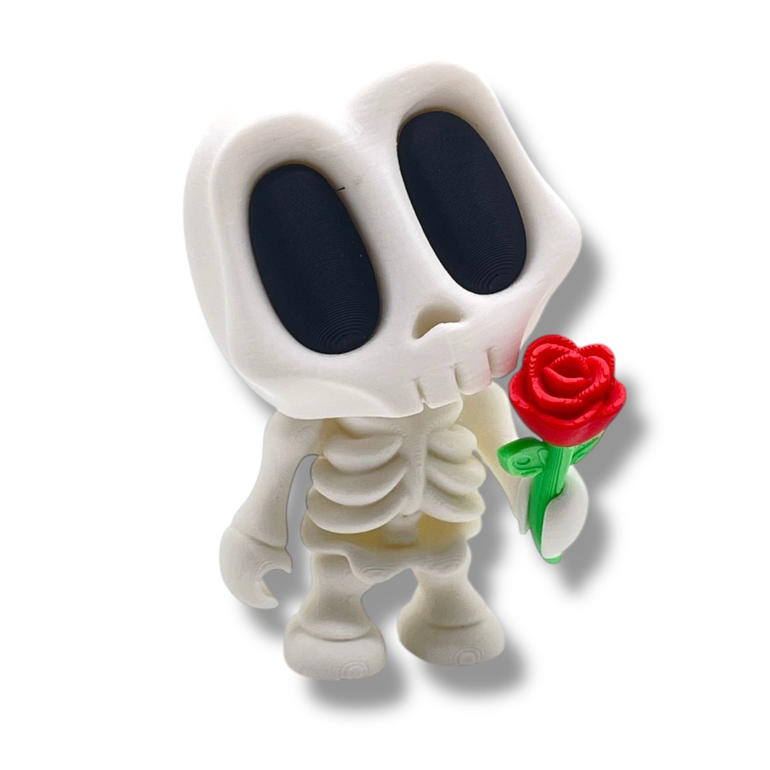 Halloween Blob Skeleton Figurines – 3d Printed Creepy Cute Miniature Collectibles