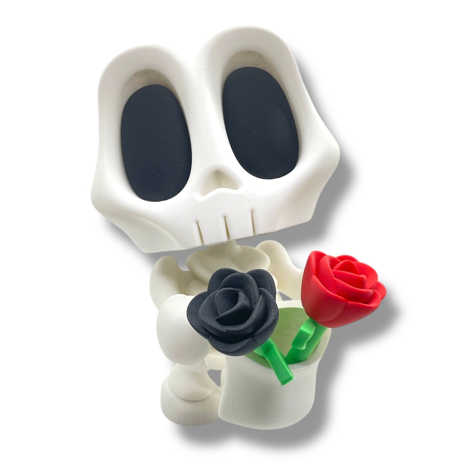 Halloween Blob Skeleton Figurines – 3d Printed Creepy Cute Miniature Collectibles