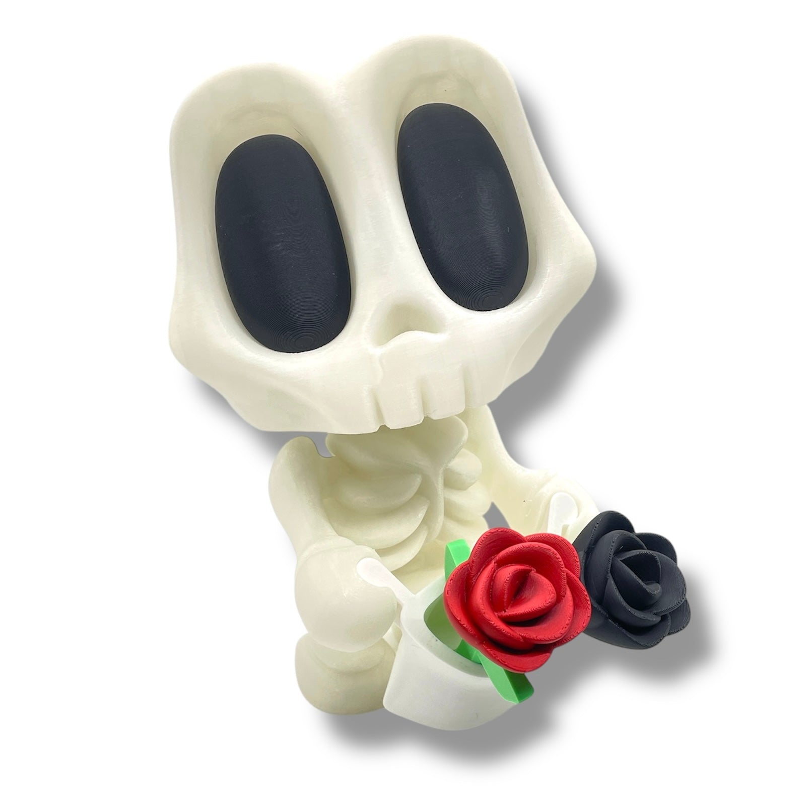Halloween Blob Skeleton Figurines – 3d Printed Creepy Cute Miniature Collectibles
