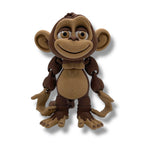 Playful Articulated Monkey – 5.5" Desk Pet Decor with Optional Tree
