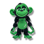 Playful Articulated Monkey – 5.5" Desk Pet Decor with Optional Tree