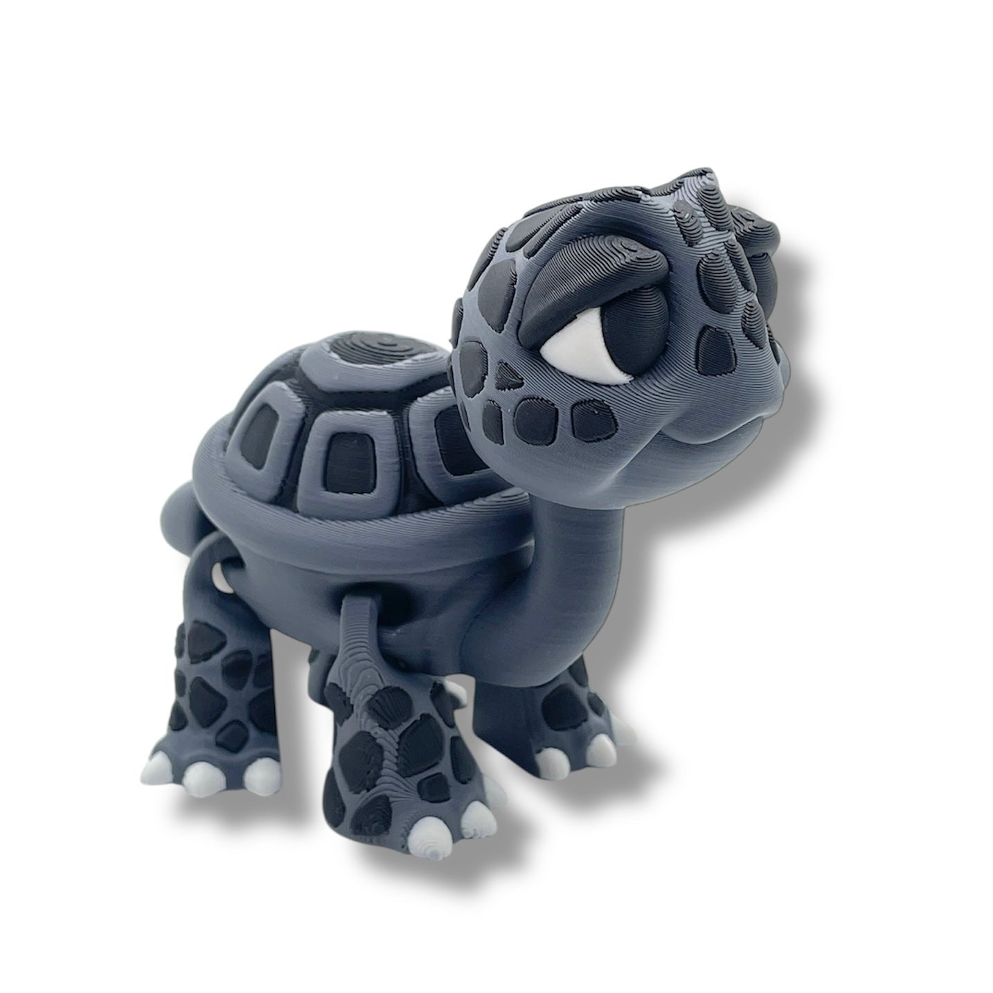 Adorable 3d Printed Standing Baby Turtle - Articulated 3d Printed Cartoon Style Decor Gift