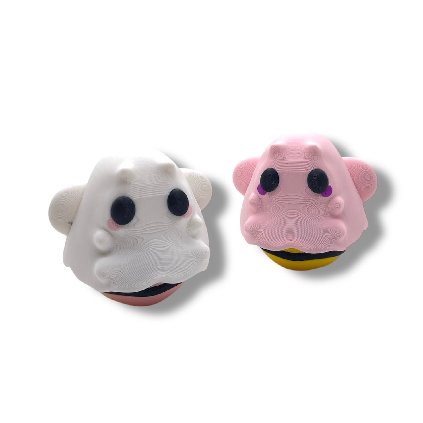 Adorable 3" Ghost Boo Bee -Articulated 3d Printed Figurine - Halloween Home Decor