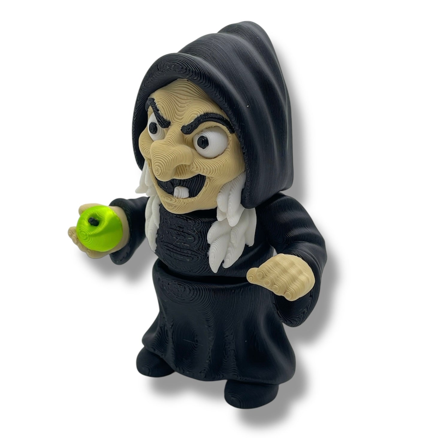 Spooky Halloween Witch Coven Set - With Cauldron - 3d Printed, Articulated, Decor