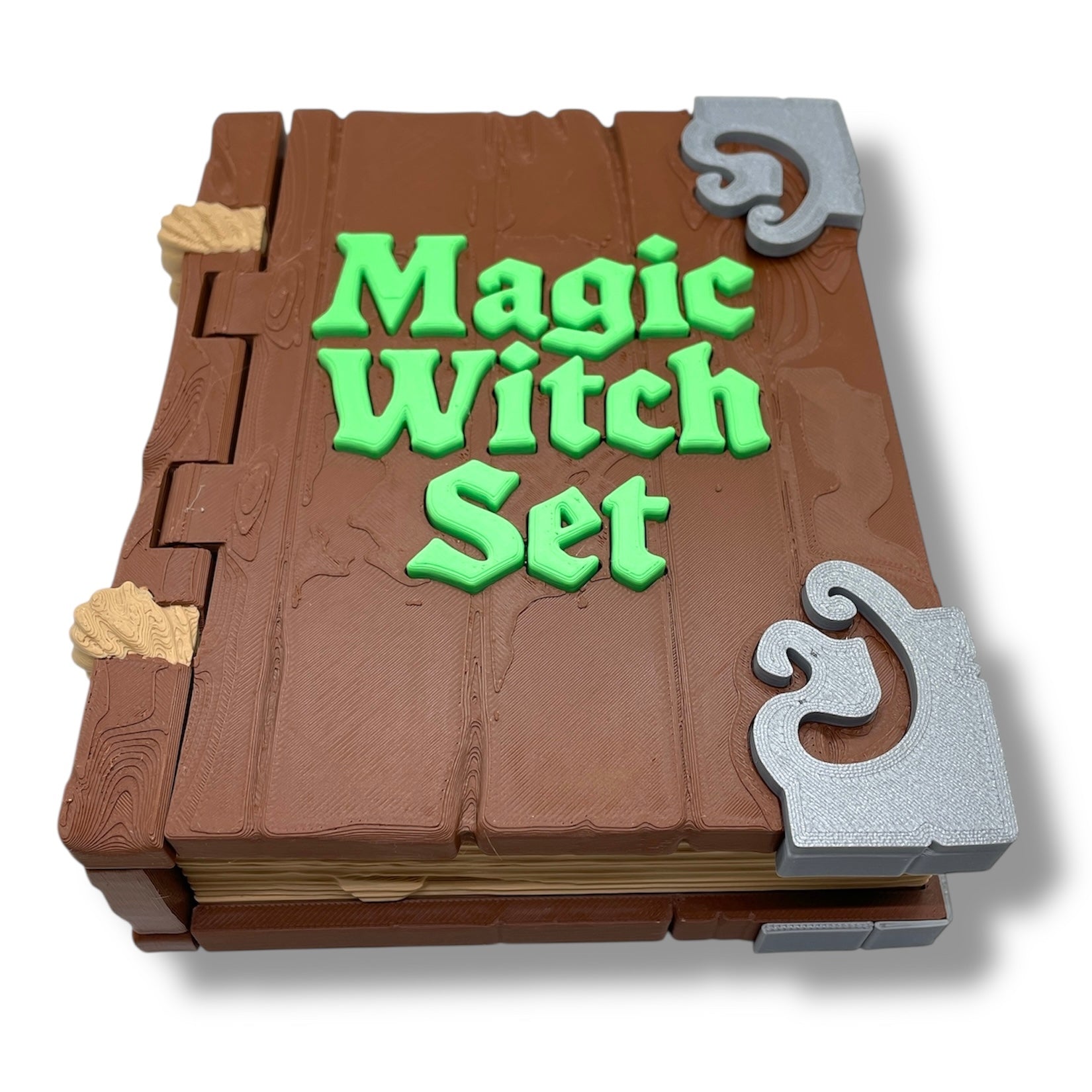 🧙 Magic Witch Desk Pet Set – 3D Printed Desktop Décor