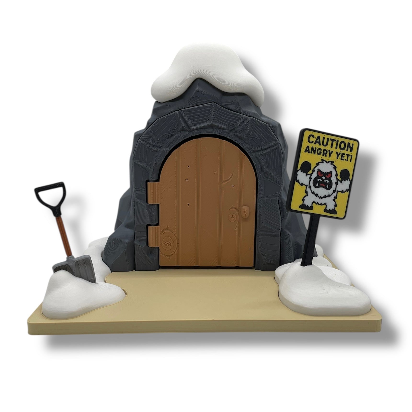 Angry Yeti Desk Pet Set – 3D Printed Desk Top Decor