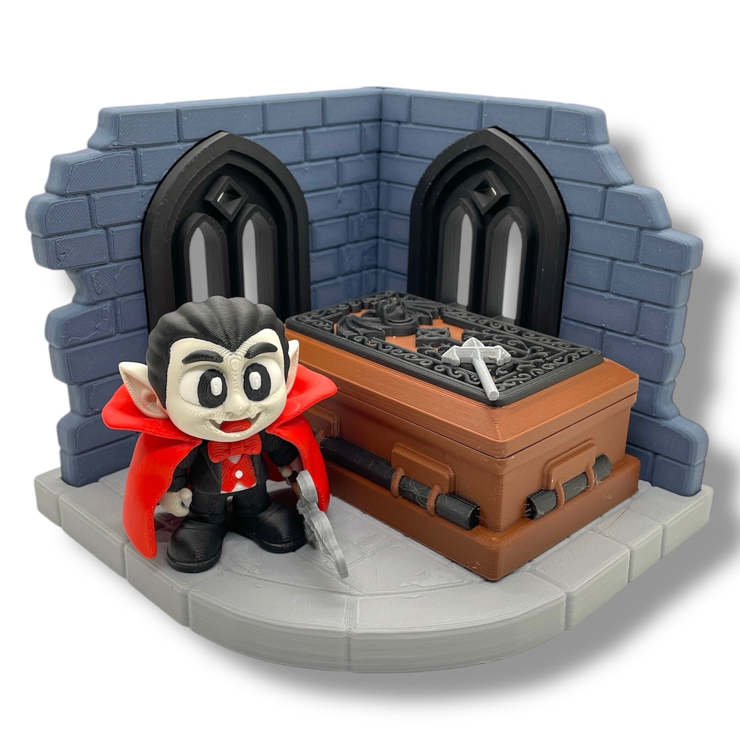 🦇 Halloween Dracula Set – Gothic Desktop Decor Collectible