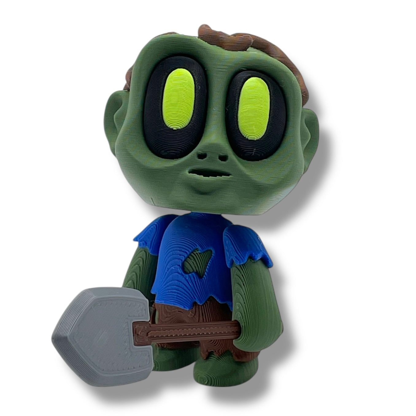 Halloween Blob Zombie Figurines – 3d Printed Creepy Cute Miniature Collectibles