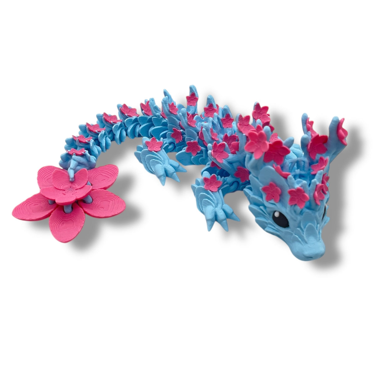 10" Cherry Blossom Dragon - 3d Printed Articulated Design Decor Decoration
