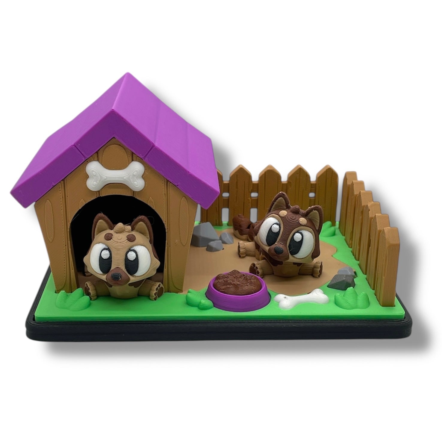 Dog House Backyard Set – Adorable Puppy Playtime Décor by 3dGob 🐾