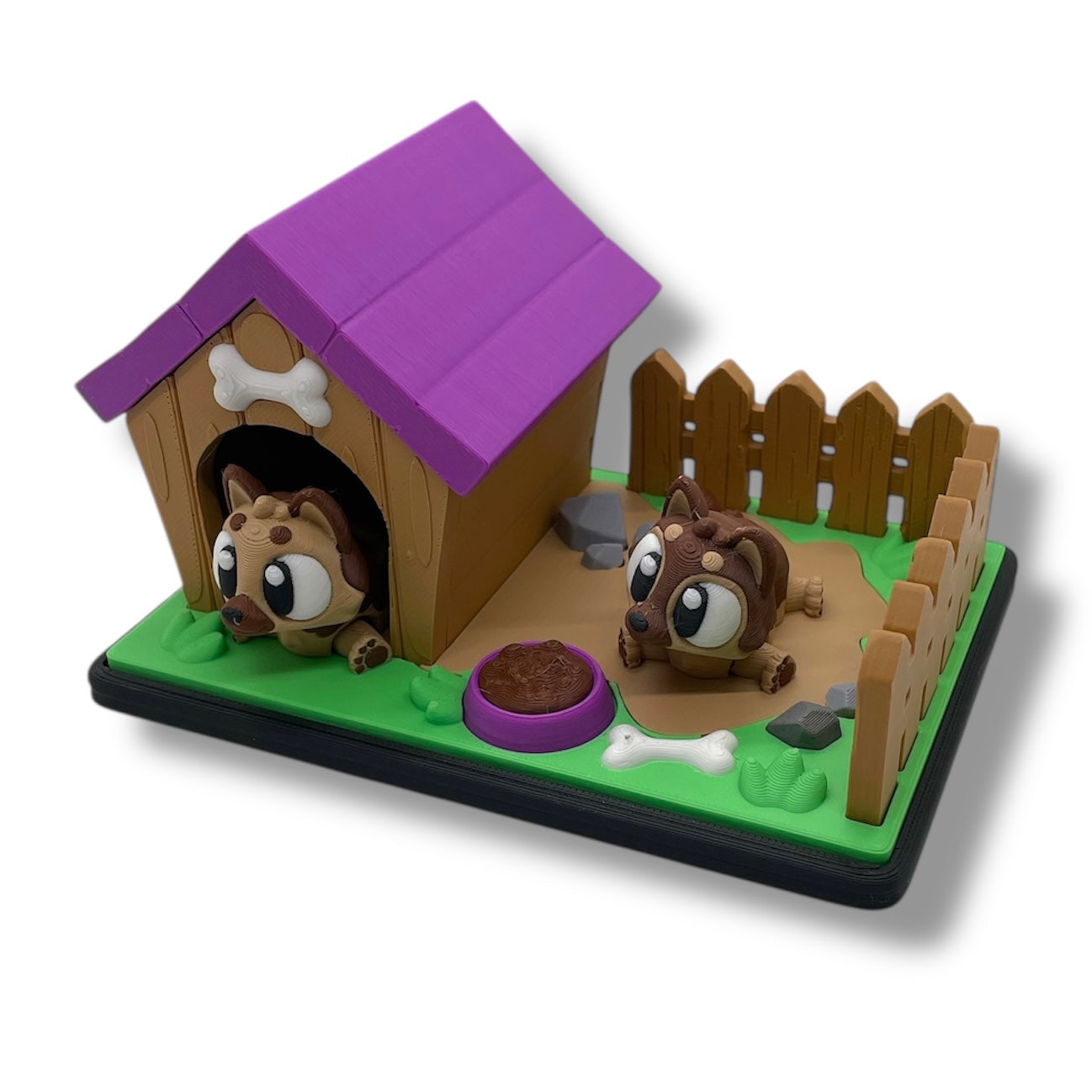 Dog House Backyard Set – Adorable Puppy Playtime Décor by 3dGob 🐾
