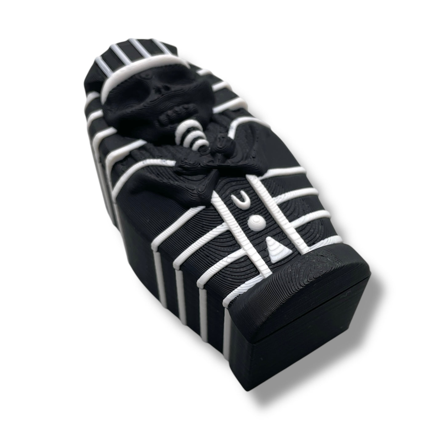 Mummy & Sarcophagus Set – Halloween Desk Decor with Accessories