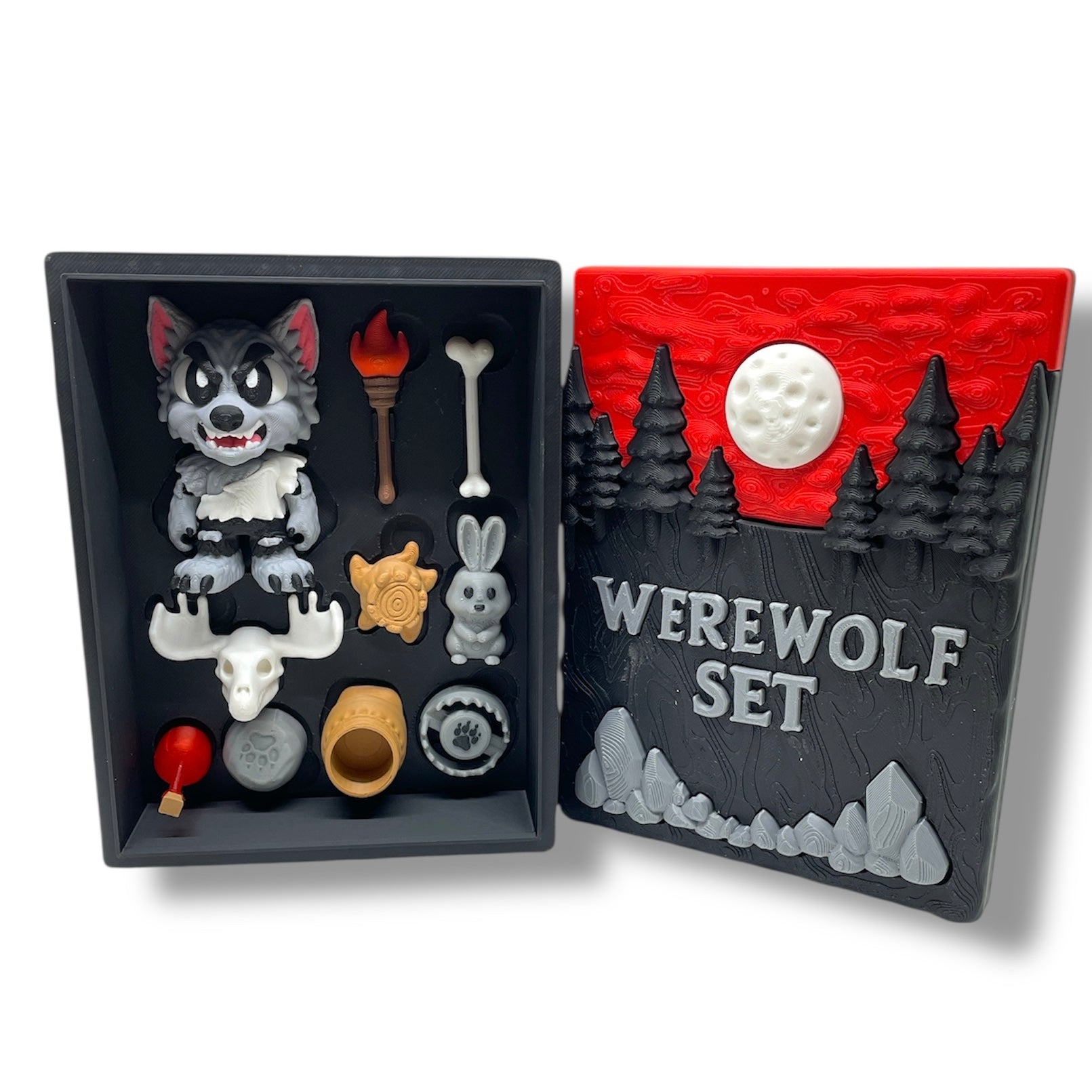 🩸 Werewolf Set – Halloween Collectible Set & Desktop Decor