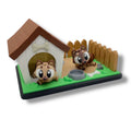 Dog House Backyard Set – 2 Puppies Included by 3dGob – additional product view 3