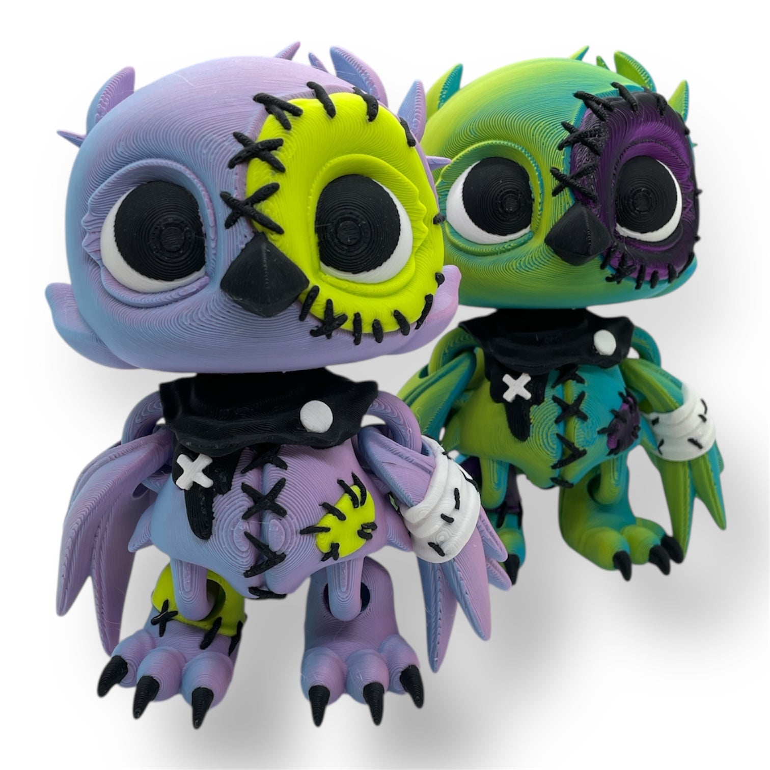 Crowly the Patchwork Owl – 5" Collectible Desk Decor Figurine