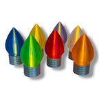 5.5" Christmas Bulb Tea Light – Illuminated Holiday Décor