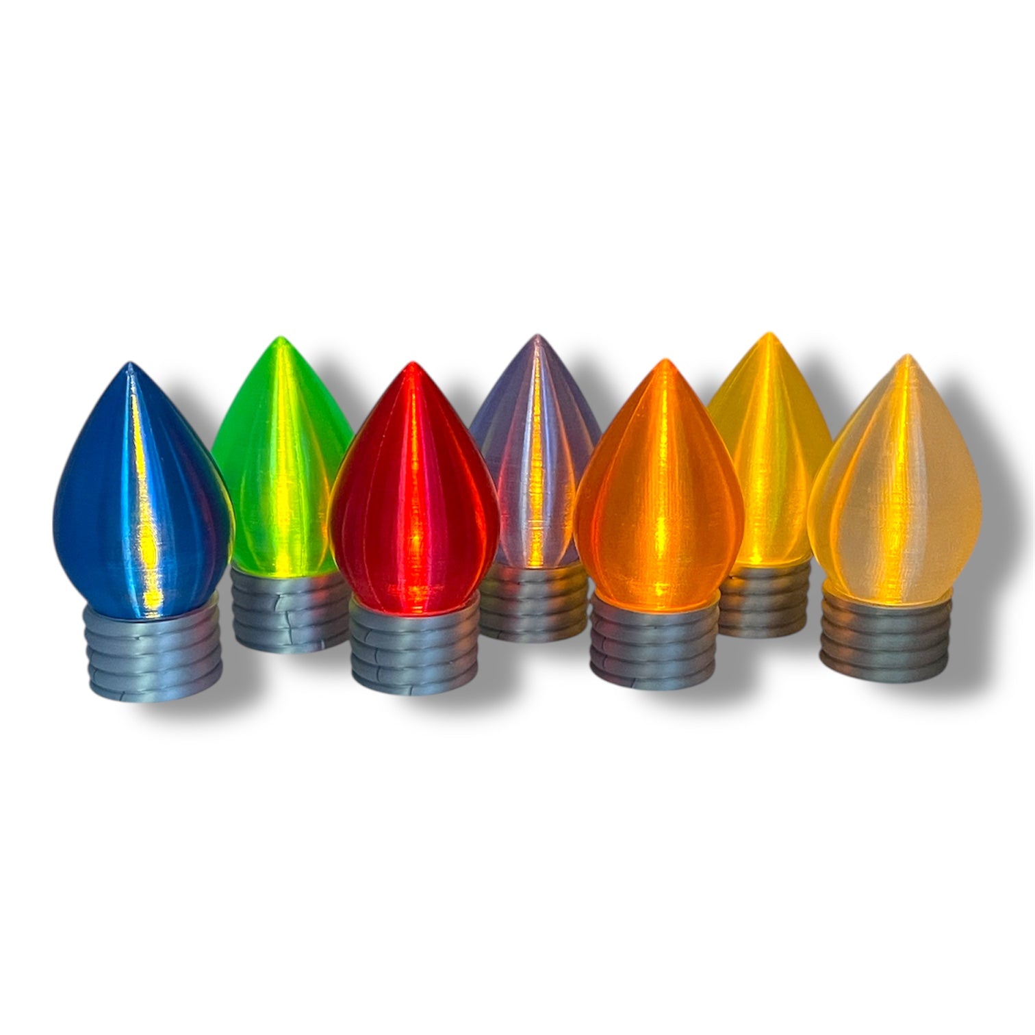 5.5" Christmas Bulb Tea Light – Illuminated Holiday Décor