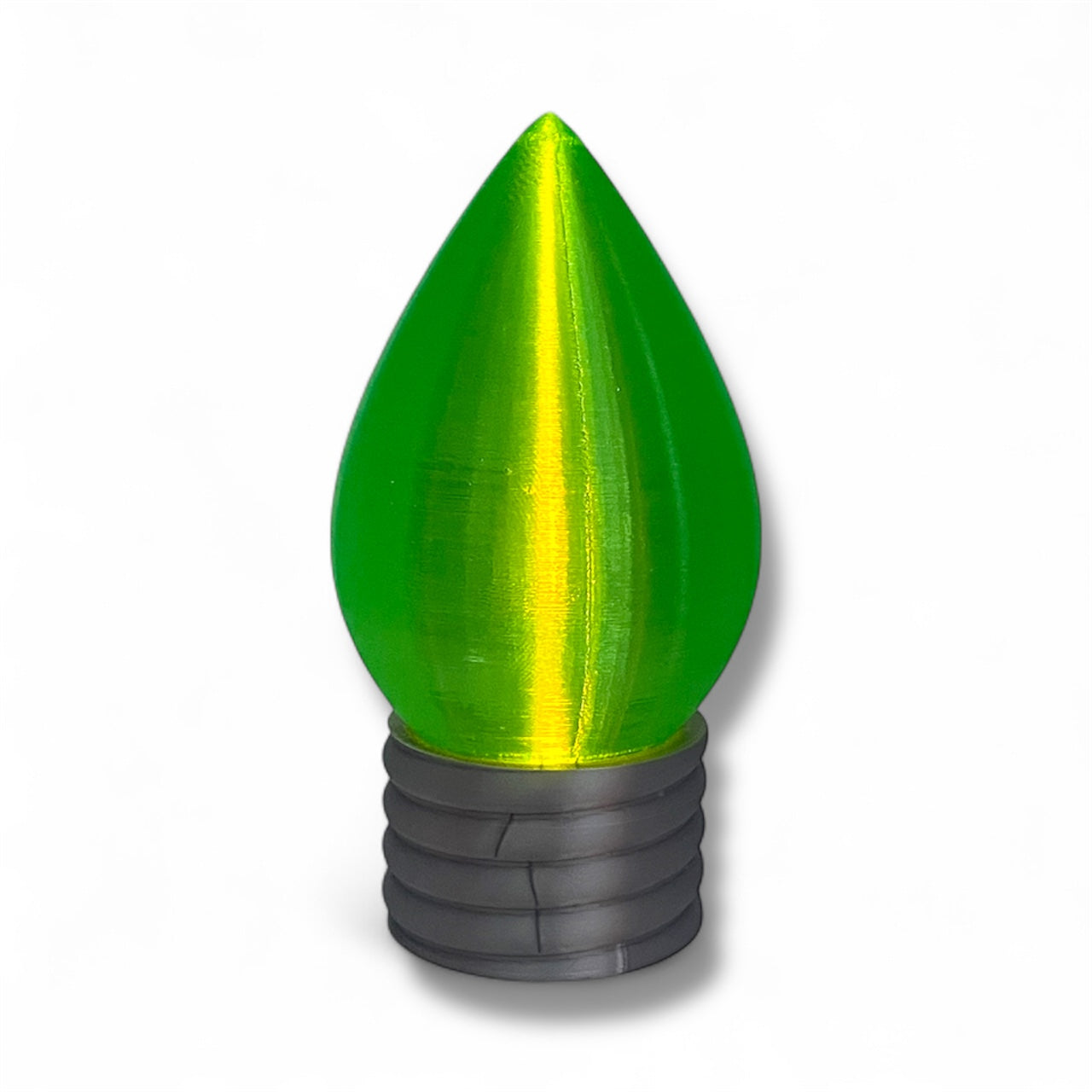 5.5" Christmas Bulb Tea Light – Illuminated Holiday Décor