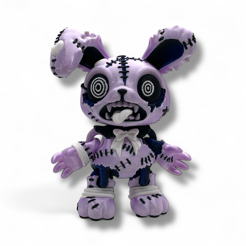 ZomBunny Zombie Stitch Bunny – 6" Collectible Figurines Desktop Decor