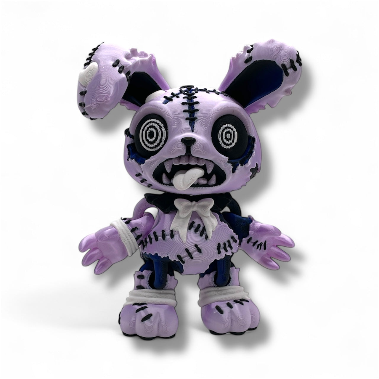 ZomBunny Zombie Stitch Bunny – 6" Collectible Figurines Desktop Decor