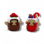 Adorable Peasy Peas & Friends – Christmas Edition | Articulated Christmas Figurines