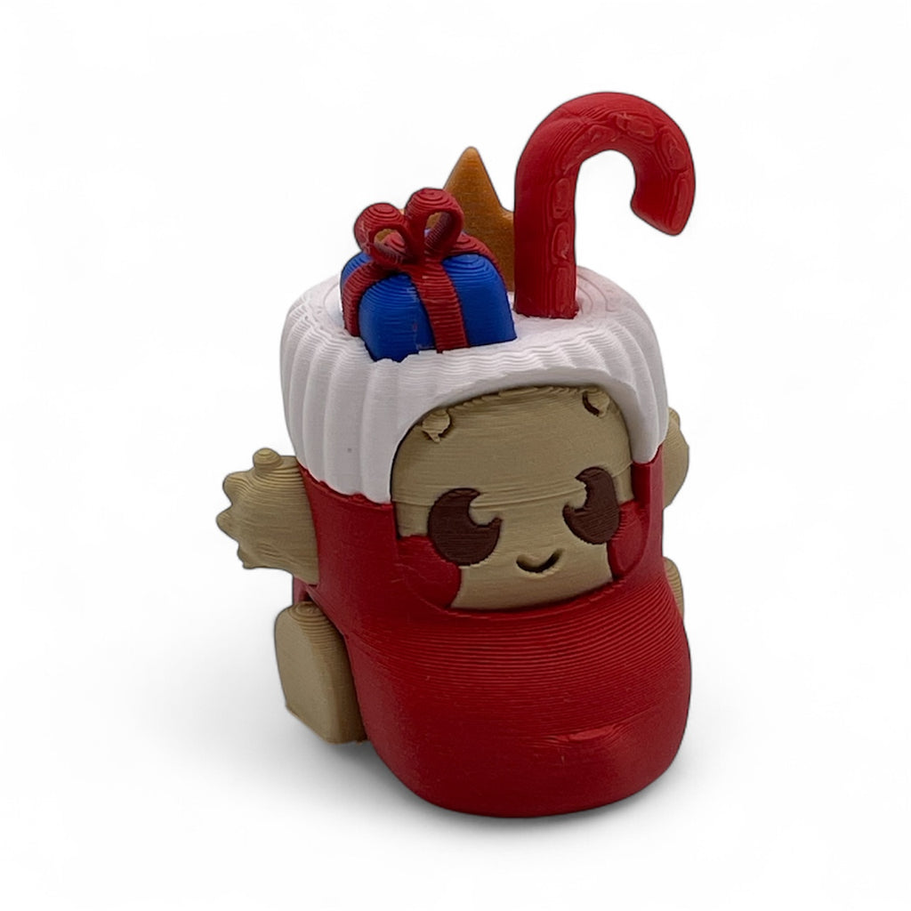 Adorable Peasy Peas & Friends – Christmas Edition | Articulated Christmas Figurines