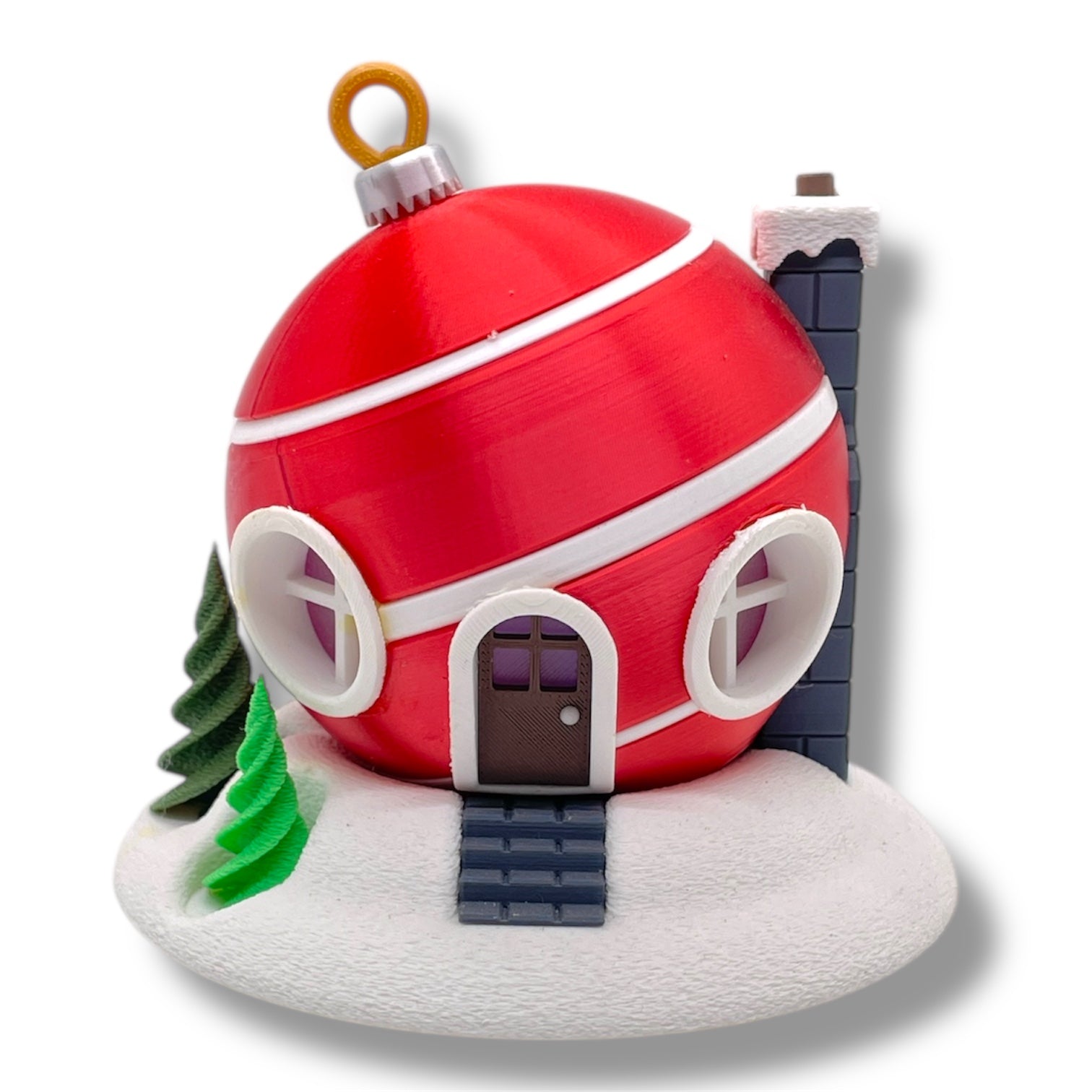 🎄 Christmas Village Tea Light House – 3D Printed Holiday Décor Collection