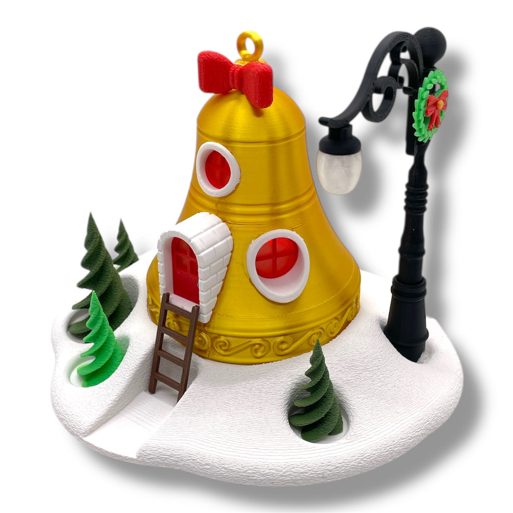 🎄 Christmas Village Tea Light House – 3D Printed Holiday Décor Collection