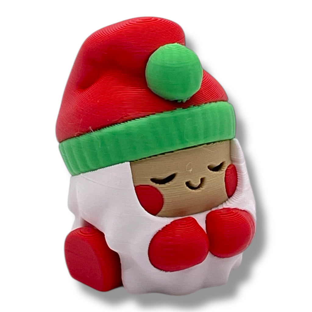Adorable Peasy Peas & Friends – Christmas Edition | Articulated Christmas Figurines