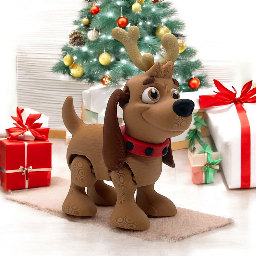 Adorable Max - The Grinch Dog - Articulated 3d Printed Christmas Decor Decoration Tree