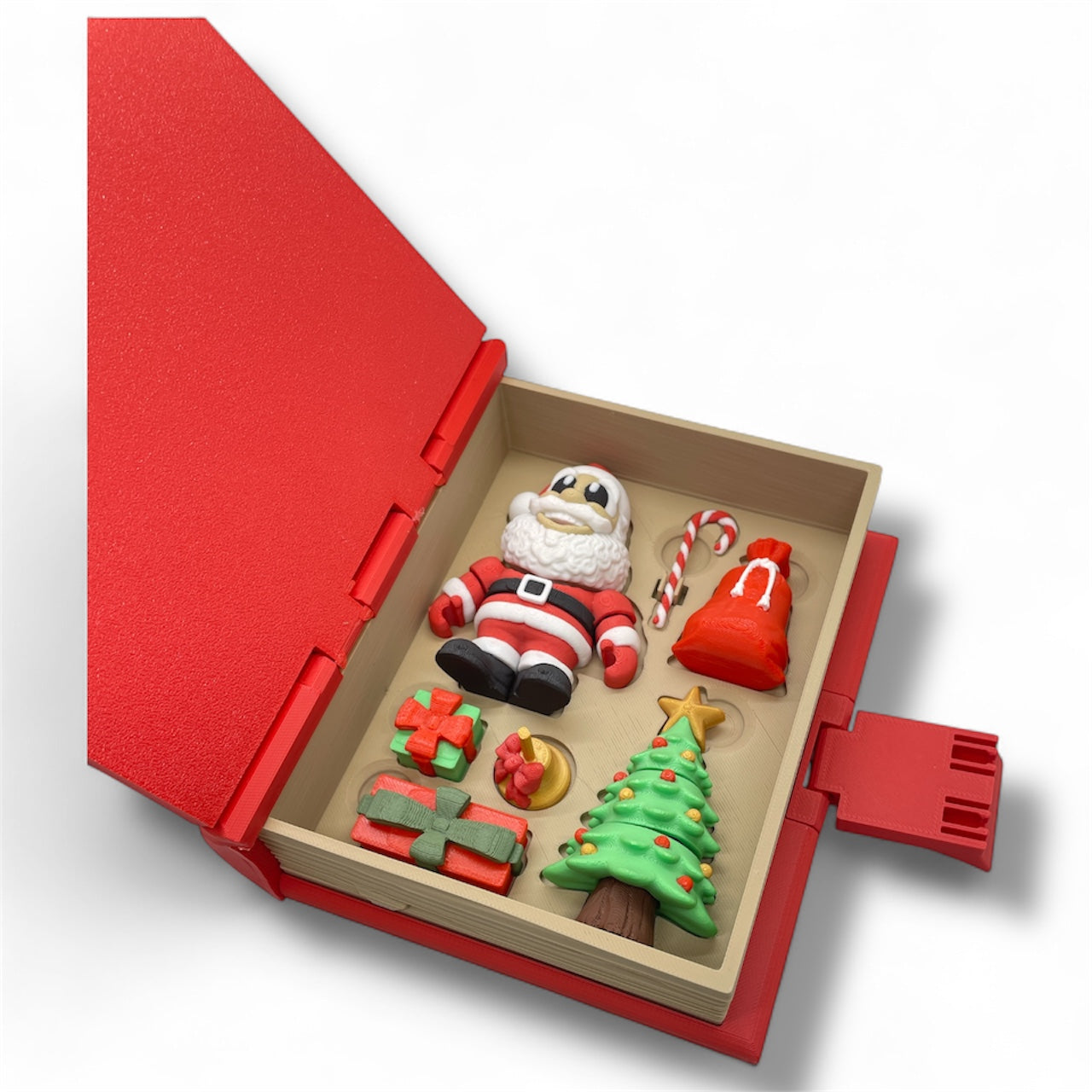 Santa’s Christmas Book Set – Complete Holiday Display & Storage Case