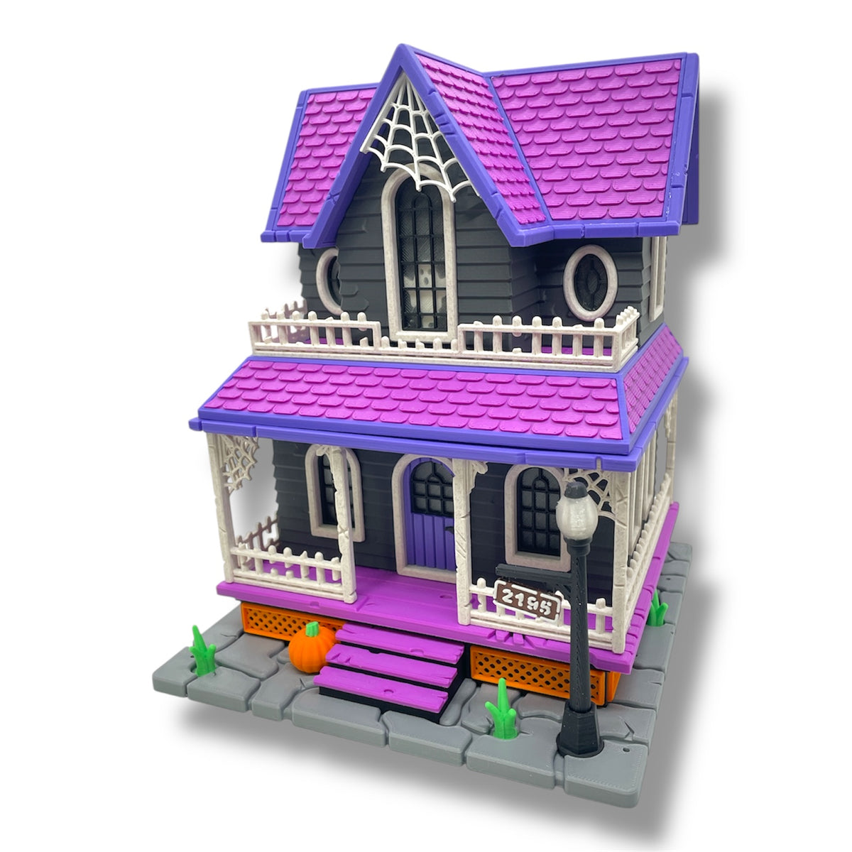 3D Printed Haunted House – Modular Collectible Display (9” Tall)