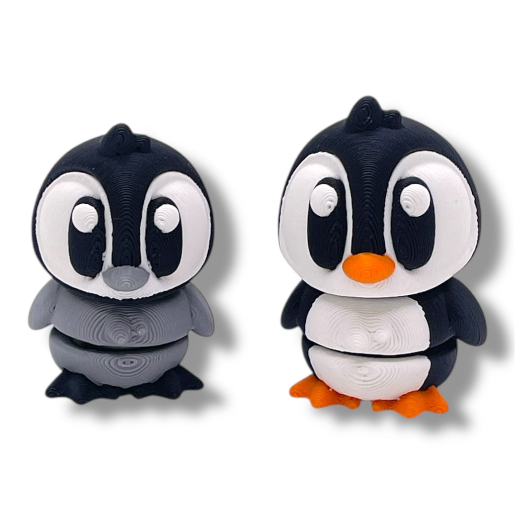 Winter Penguin Set by 3DGob – Arctic Display Scene (5.5” x 4” x 4”)