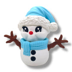 Beautiful 4.5" Snowman Christmas Holiday Decor- 3d Printed Figurine by Gnarly Novelties Prints