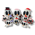 Blob Snowman Holiday Figurines– Adorable Christman Collectibles ⛄🎄